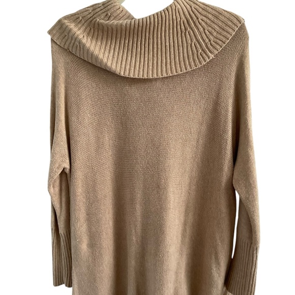 Chico’s Brown Crowl Neck Sweater. Size 2 - Picture 2 of 3